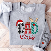 Lofaris Dad Claus Merry Christmas Custom Name Sweatshirt